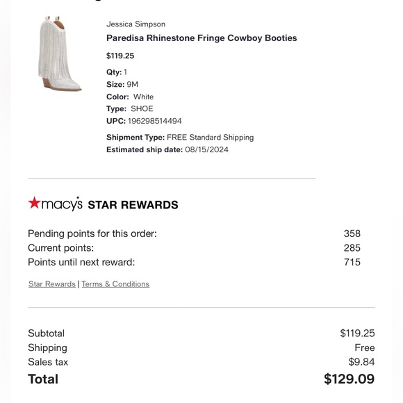 Paredisa Rhinestone Fringe Cowboy
Booties - Picture 12 of 12